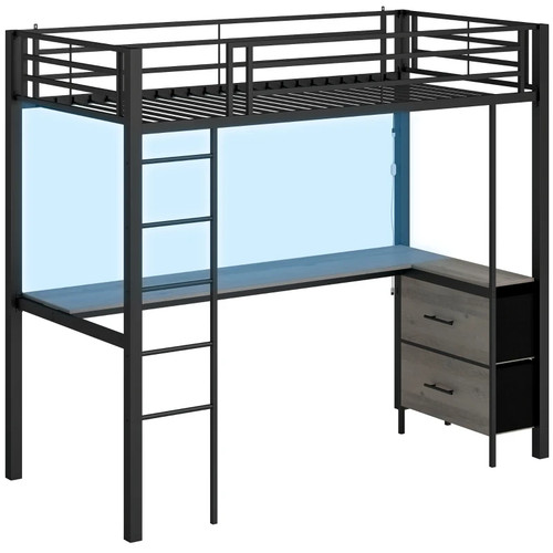 Metal bunk bed - metal,