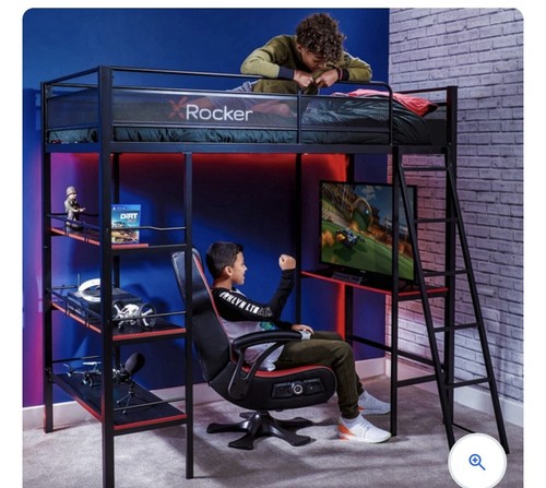 Gaming bunk bed for - bunk, with