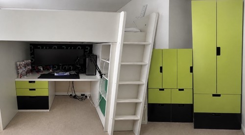 Ikea high sleeper - sleeper, bed