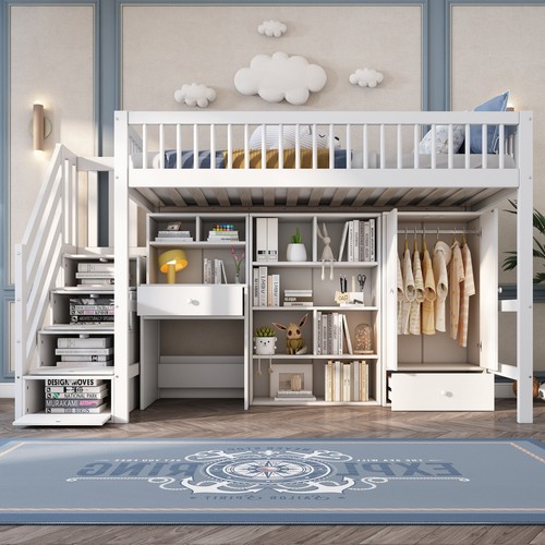 Wooden high sleeper storage - sleeper,