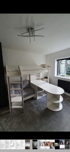 Kids high sleeper sofa bed - high,